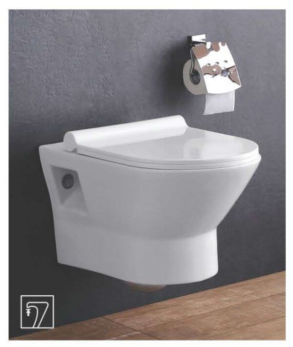 new design wall hung toilet seat with water closet